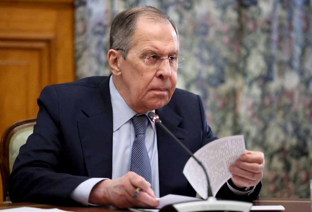 El ministro de relaciones exteriores de Rusia Sergei Lavrov