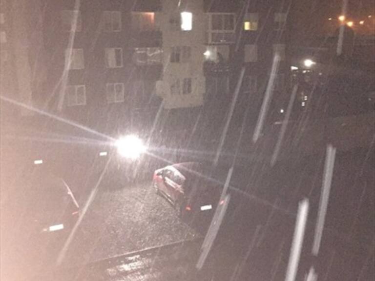 La nieve sorprendió a Puerto Montt