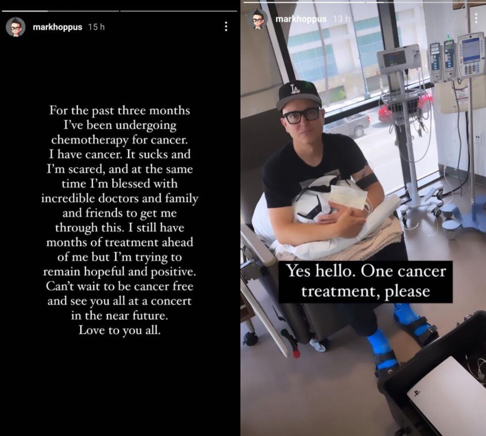 Mark Hoppus | Captura Instagram