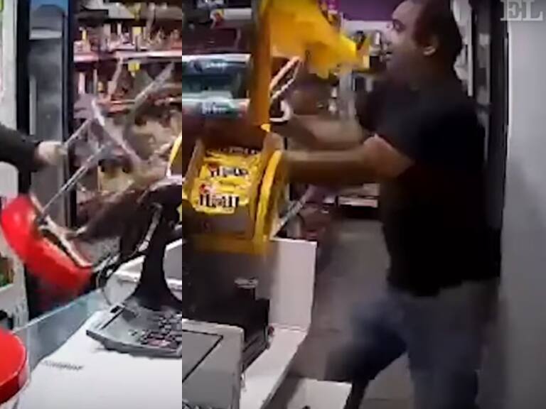 “Me está dando ataque de ansiedad”: mujer se arrepiente de robo en pleno asalto a local en Barcelona