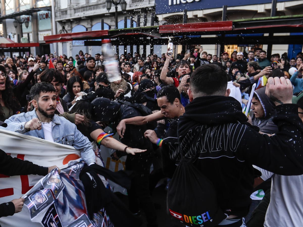 Tensión en la Marcha del Orgullo 2026: registran pelea entre grupo de disidencias sexuales