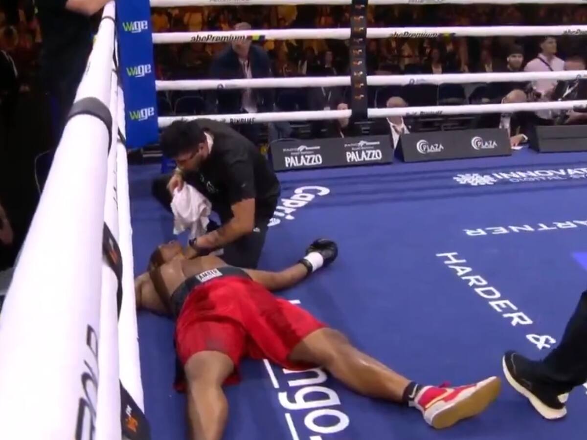 Insólito: boxeador noquea a su rival en cinco segundos