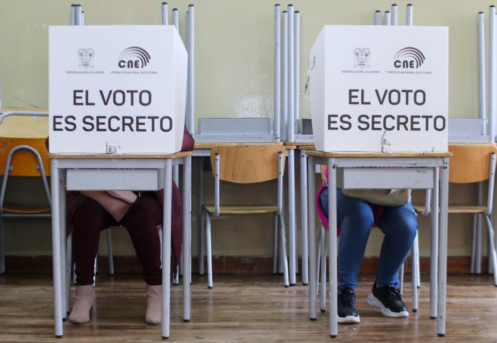 Las votaciones se desarrollaron en Ecuador