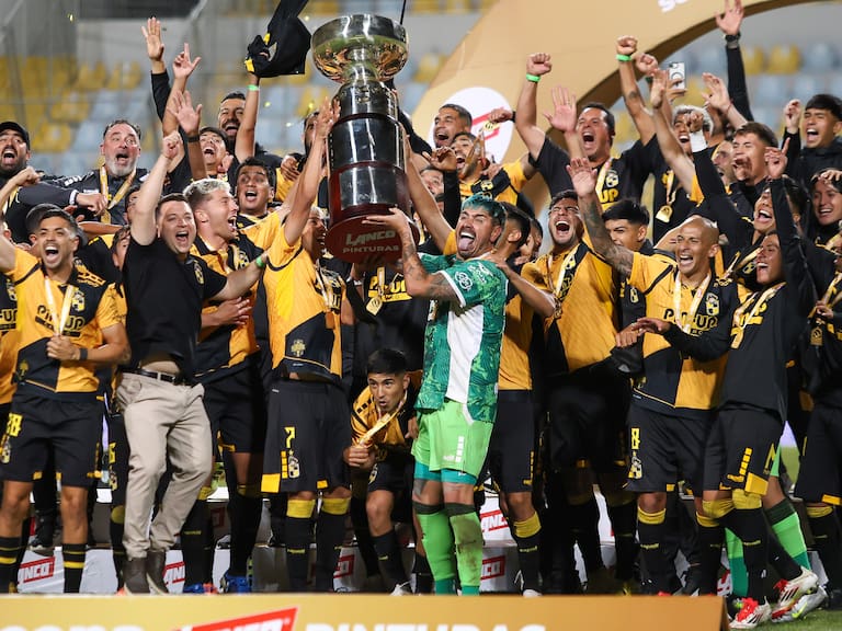 El show del “Mono” Sánchez en la Supercopa: atajó en los penales sin guantes y fue golpeado tras festejar el título