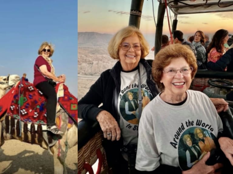 Amigas de 81 años se vuelven virales tras recorrer el mundo en 80 días: “Una inspiración”