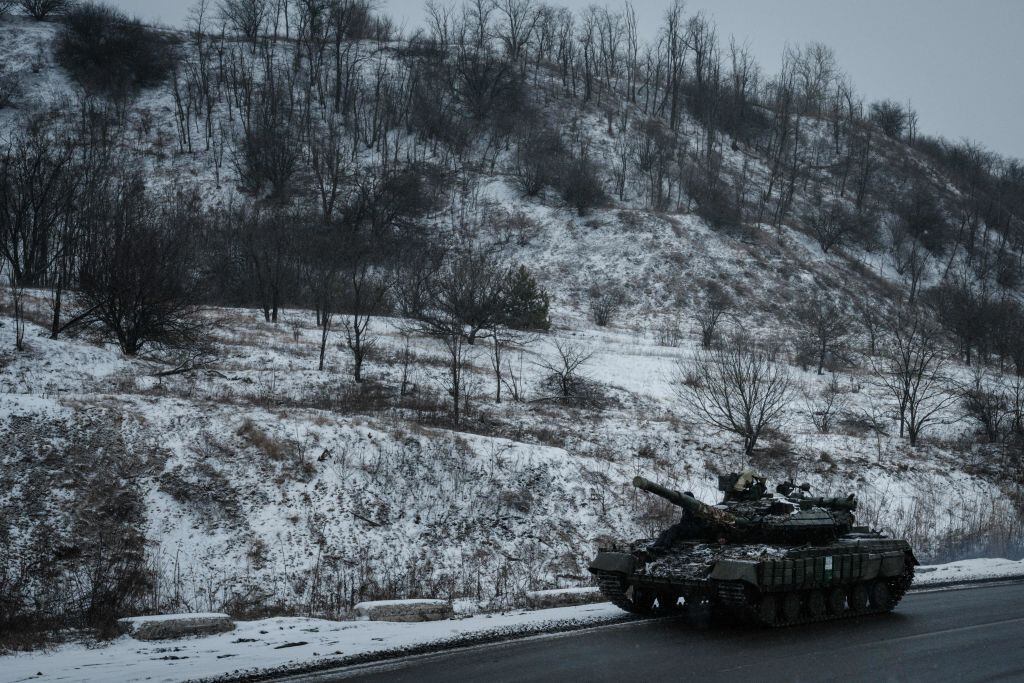 Tanque de Ucrania avanza en Járkov