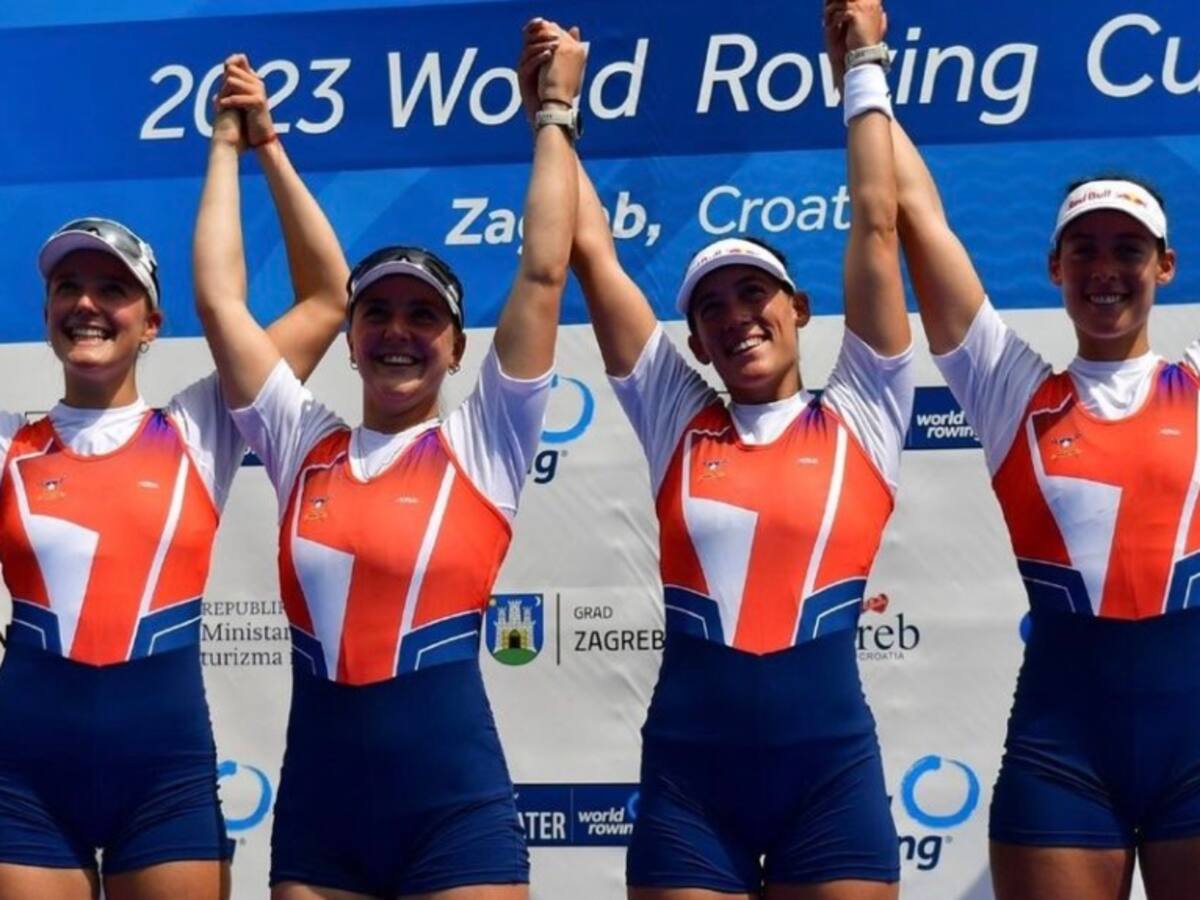 ¡Gigantes! Chilenas logran el primer lugar en Copa Mundial de Remo y se quedan con el oro