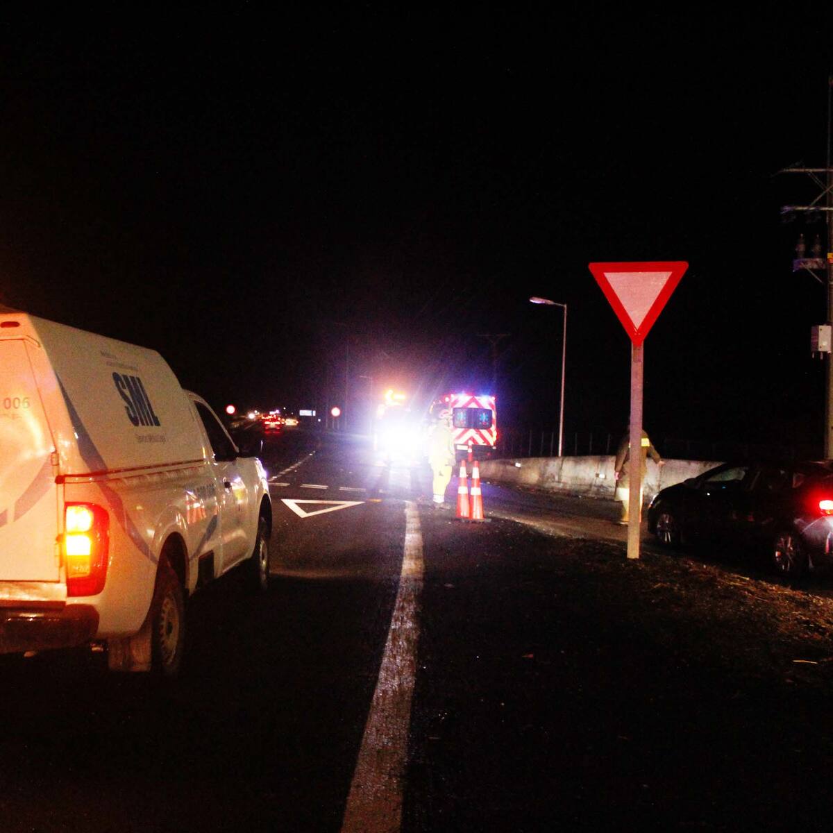 Fatal choque en Paine: conductor en estado de ebriedad impacta poste y causa muerte de su acompañante