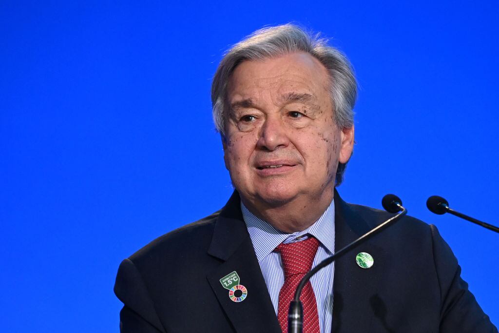 El secretario general de las Naciones Unidas António Guterres