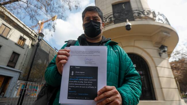Gino Lorenzini se refirió al rechazo de su candidatura presidencial