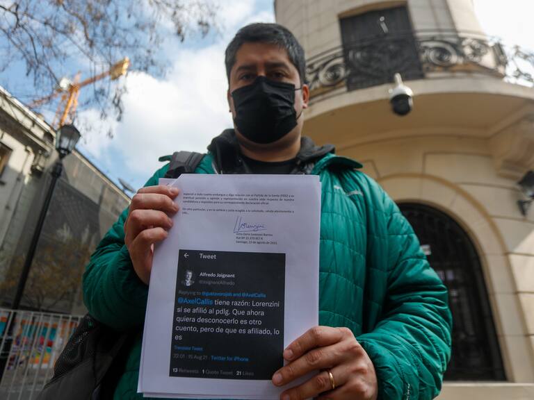 Gino Lorenzini se refirió al rechazo de su candidatura presidencial