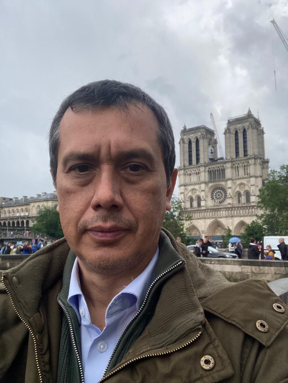 Juan Francisco Rojas desde Francia.