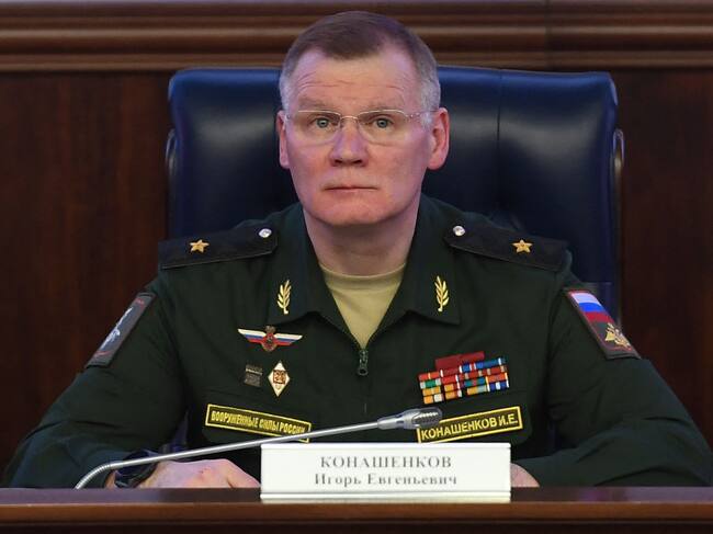 El vocero del ministerio de defensa ruso Igor Konashenkov