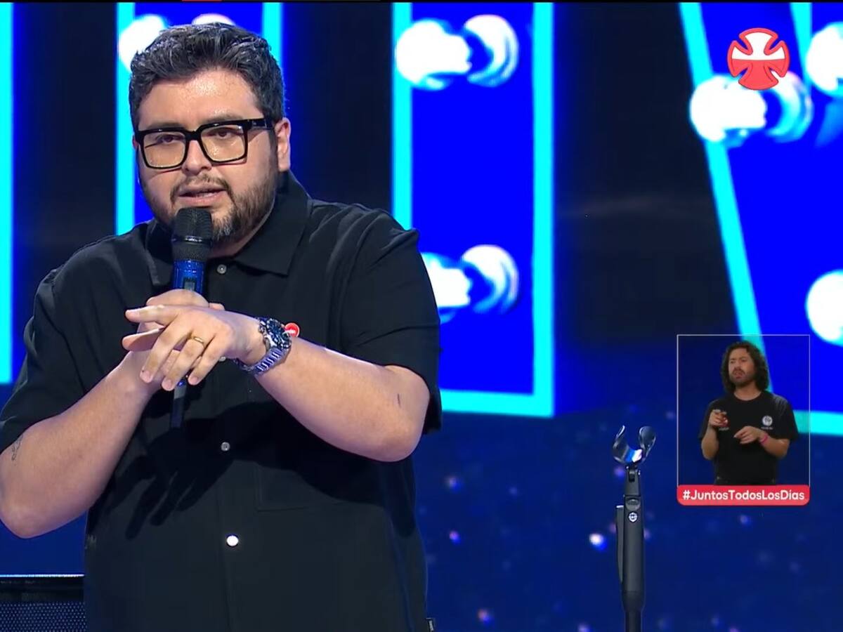 Recordó la Vedetton y habló de Polizzi con Cathy Barriga: así fue la presentación de Lucho Slimming en la Teletón 2024