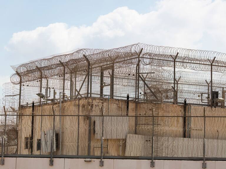 La cárcel de Gilboa desde donde escaparon seis prisioneros palestinos
