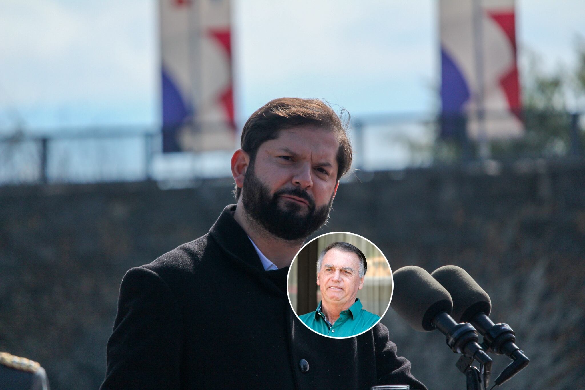 Gabriel Boric - Jair Bolsonaro