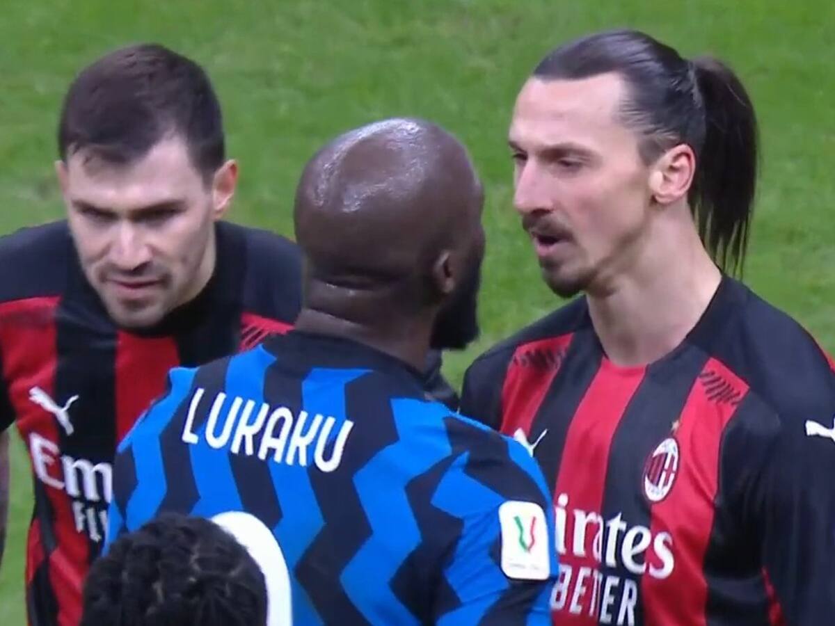 Casi se fueron a las manos: El duro encontrón entre Zlatan Ibrahimović y Romelu Lukaku