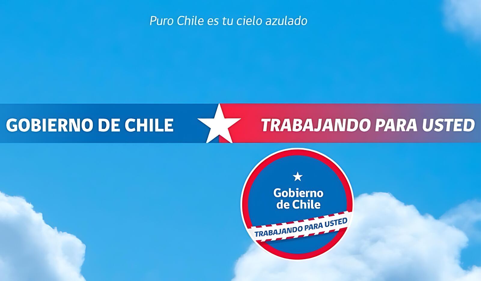 El nuevo logo con que el gobierno del Presidente Kast