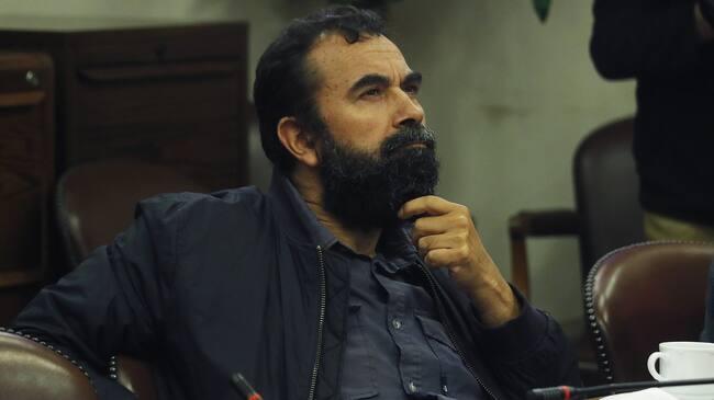 15 DE ABRIL DE 2020/VALPARAISOEl diputado Hugo Gutierrez, durante la sesion de la Comision de Constitucion de la Camara de Diputados, en donde se analiza el proyecto de reforma que modifica el Reglamento de la Cámara de Diputados para Eliminar las Votaciones Secretas.
FOTO: LEONARDO RUBILAR CHANDIA/AGENCIAUNO