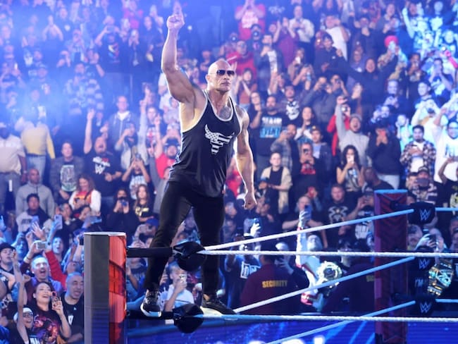 ¿Combate en Wrestlemania? The Rock aparece en WWE y lanza sorpresivo mensaje contra Román Reigns