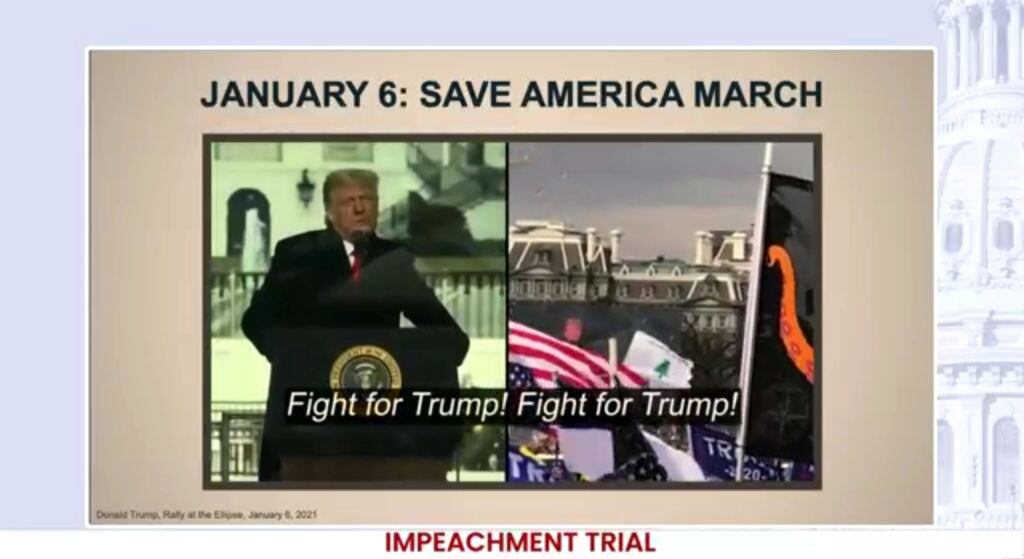 Imágenes del segundo juicio en contra de Trump en el Congreso de EEUU