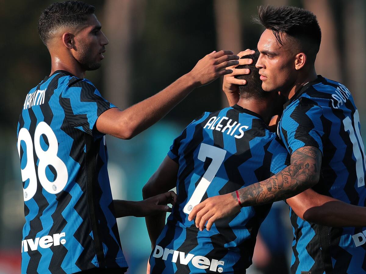 Alexis Sánchez brilló junto a Lautaro Martínez en goleada amistosa del Inter del Milán