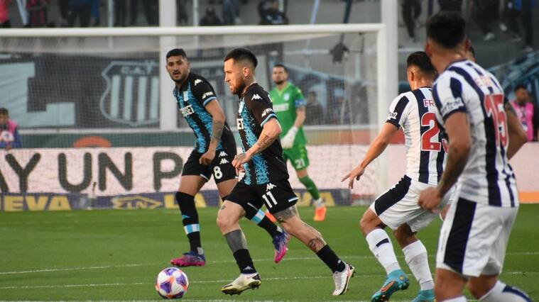 Racing iguala ante Talleres y se aleja de la lucha por el título en Argentina