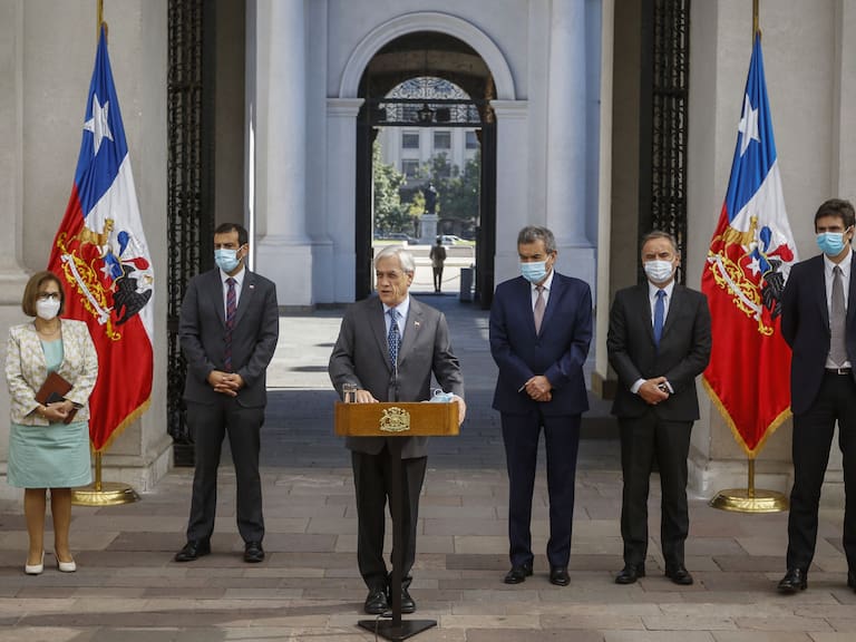presidente Piñera tras reunión con los pderes del estado