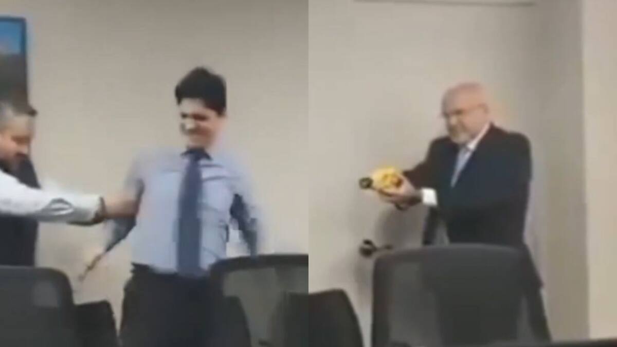 Publican polémico registro de alcalde peruano disparando pistola eléctrica contra su asesor