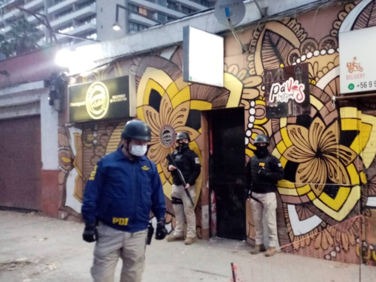 PDI allana local en Santiago Centro por microtráfico de drogas