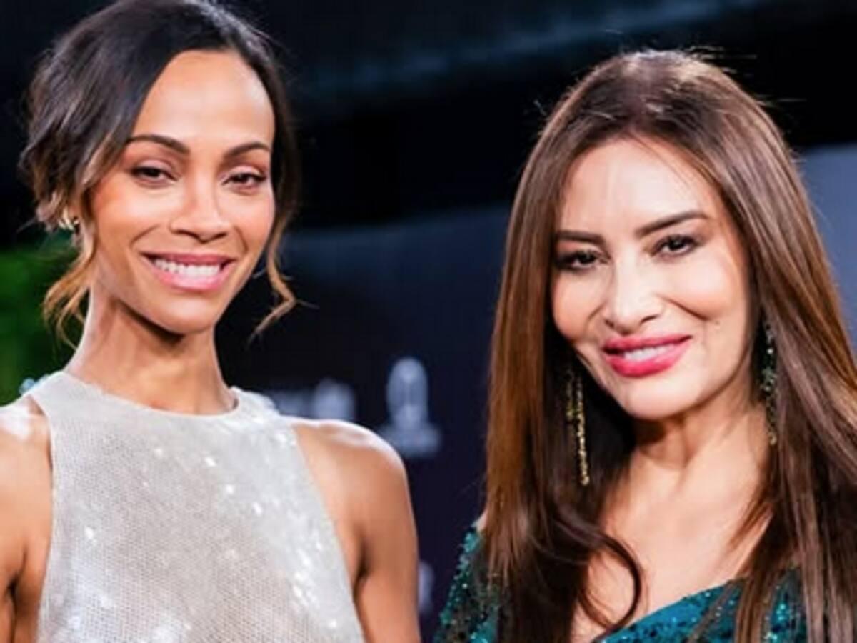 ¡Cantando “Herida”!: Zoe Saldaña quedó deslumbrada con Myriam Hernández en República Dominicana