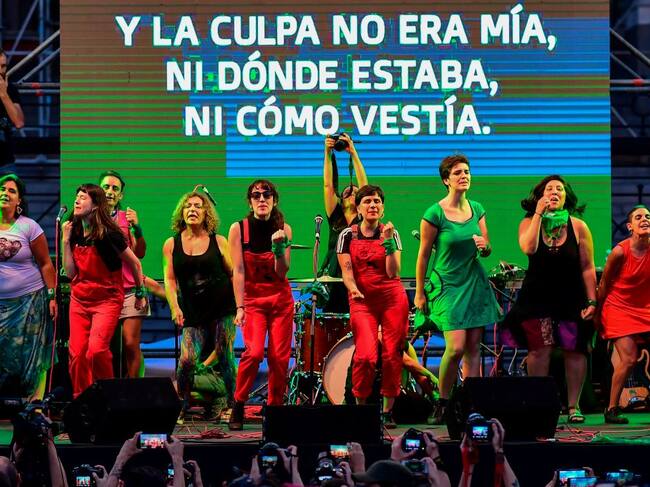 Latesis participaron de la convocatoria feminista en Buenos Aire