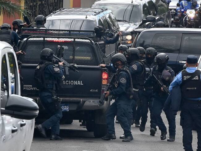 El amplio operativo policial para capturar a Hernández en Tegucigalpa