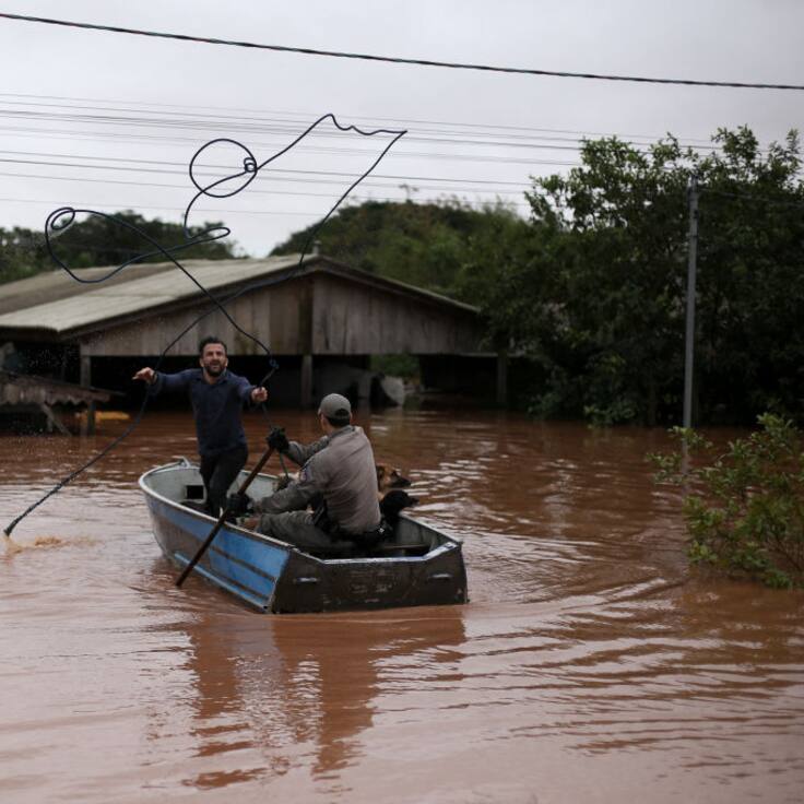 Último balance: aumentan a 76 los muertos por inundaciones en el sur de Brasil