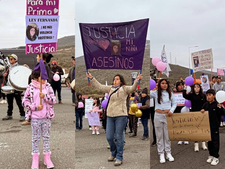 Familiares de Fernanda Pinto protestan y exigen justicia por su muerte tras dar a luz en Hospital de Illapel