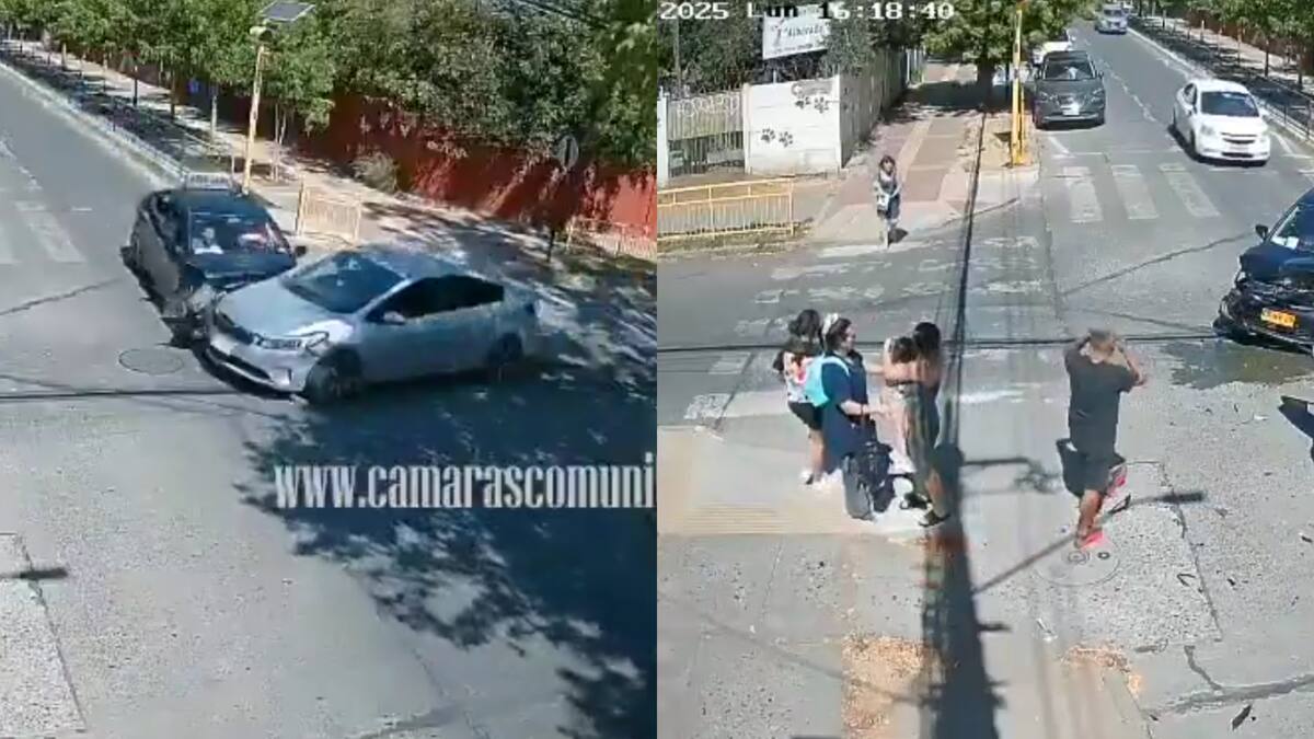 Violento choque en Buin genera indignación en redes: chofer comete doble infracción y se da a la fuga
