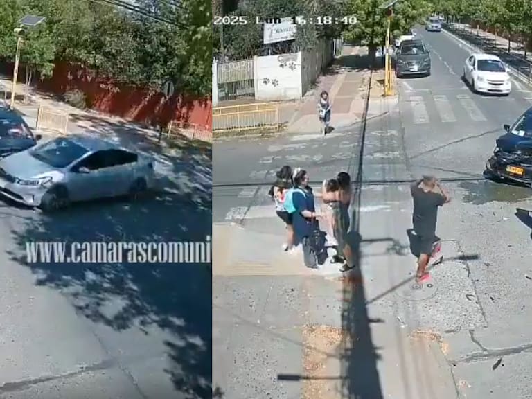 Violento choque en Buin genera indignación en redes: chofer comete doble infracción y se da a la fuga
