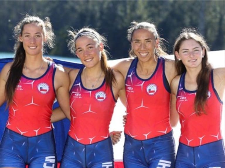 Ahora las mujeres: Remo vuelve a entregarle medalla de oro al Team Chile