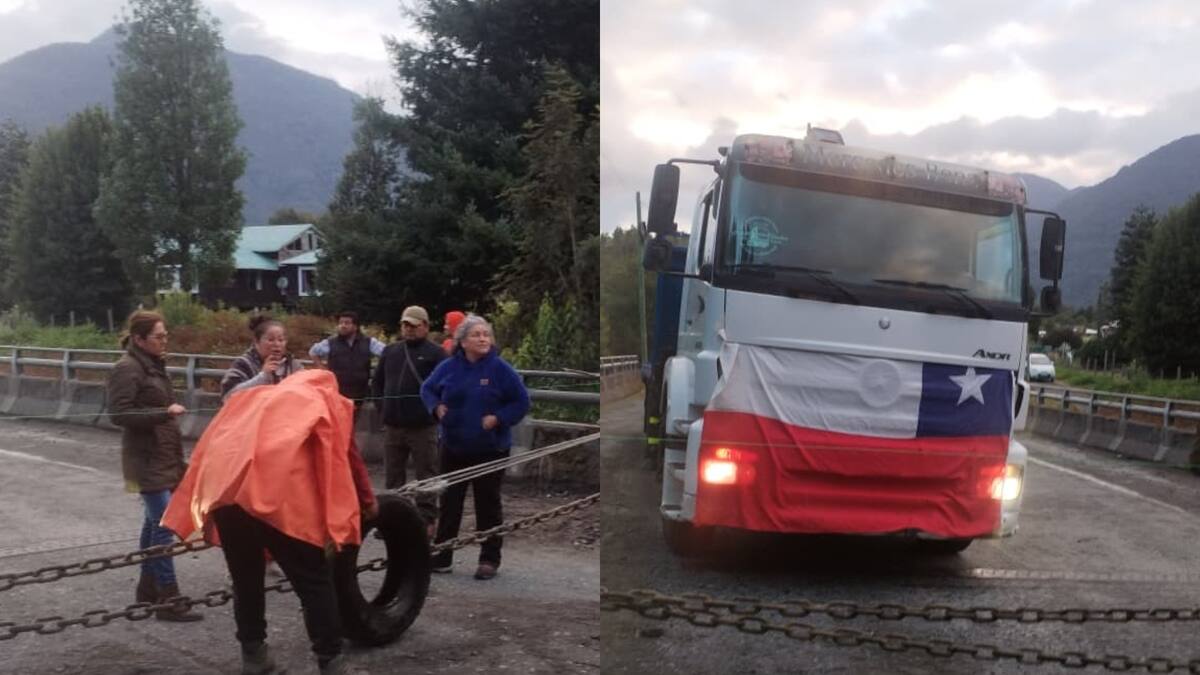 Vecinos de Cochamó inician toma indefinida de camino: acusan incumplimientos en obras viales