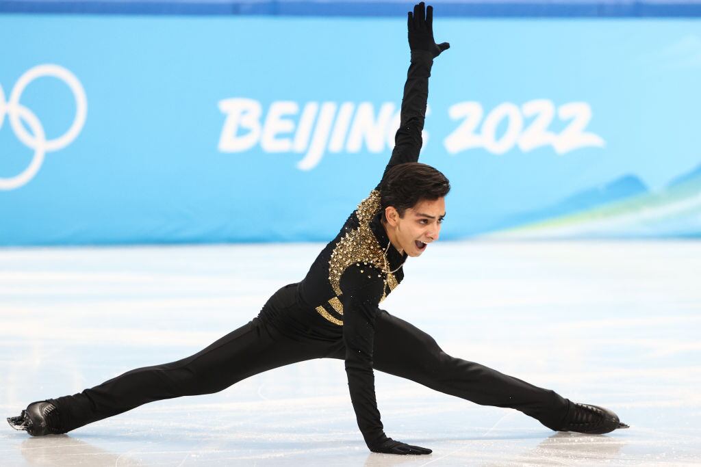 El mexicano Donovan Carrillo en el programa corto de patinaje artístico