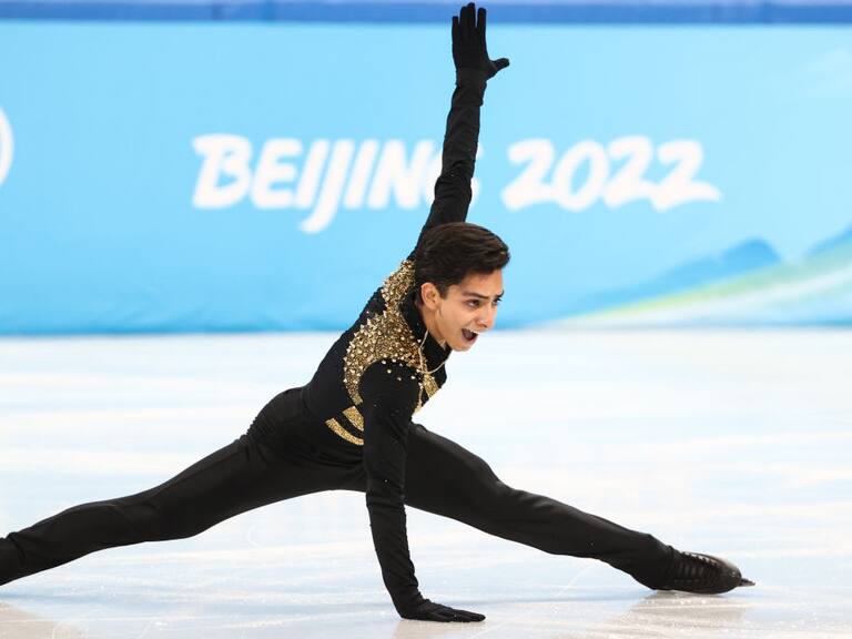El mexicano Donovan Carrillo en el programa corto de patinaje artístico