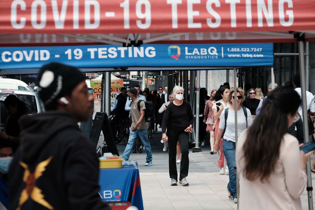Avisos de test de detección del covid-19 en la ciudad de Nueva York