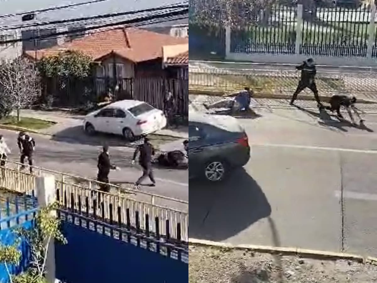 Brutal pelea fuera de colegio en Puente Alto: detenidos serán formalizados este viernes