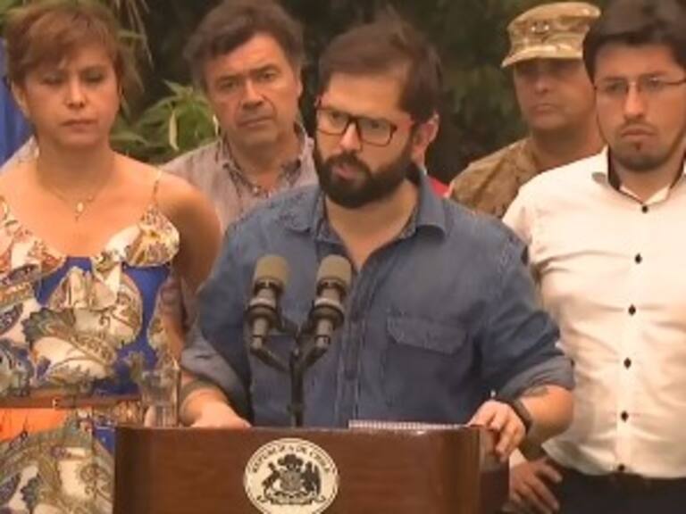 Presidente Boric: «Hemos solicitado apoyo a países amigos respecto a recursos que nos han ofrecido»