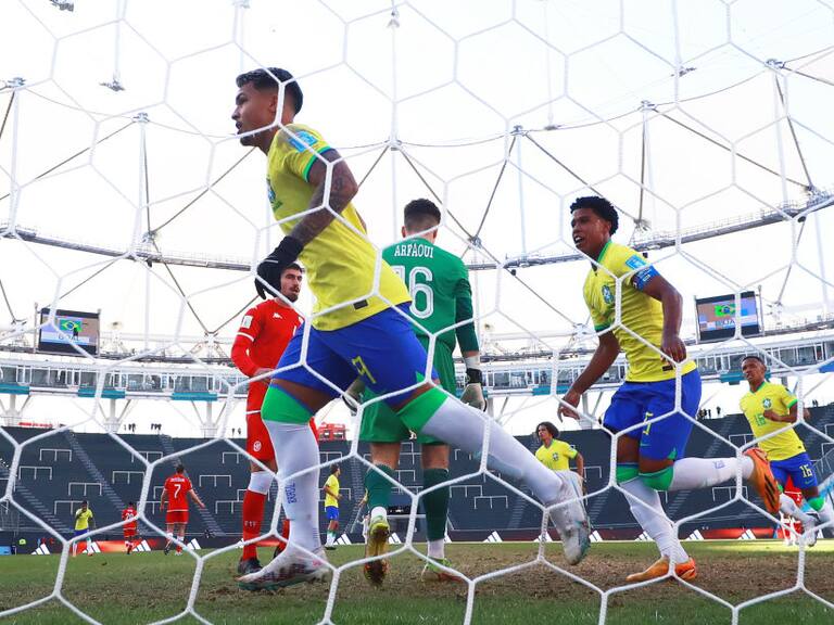Brasil celebra su goleada sobre Túnez para llegar a cuartos en el Mundial S20