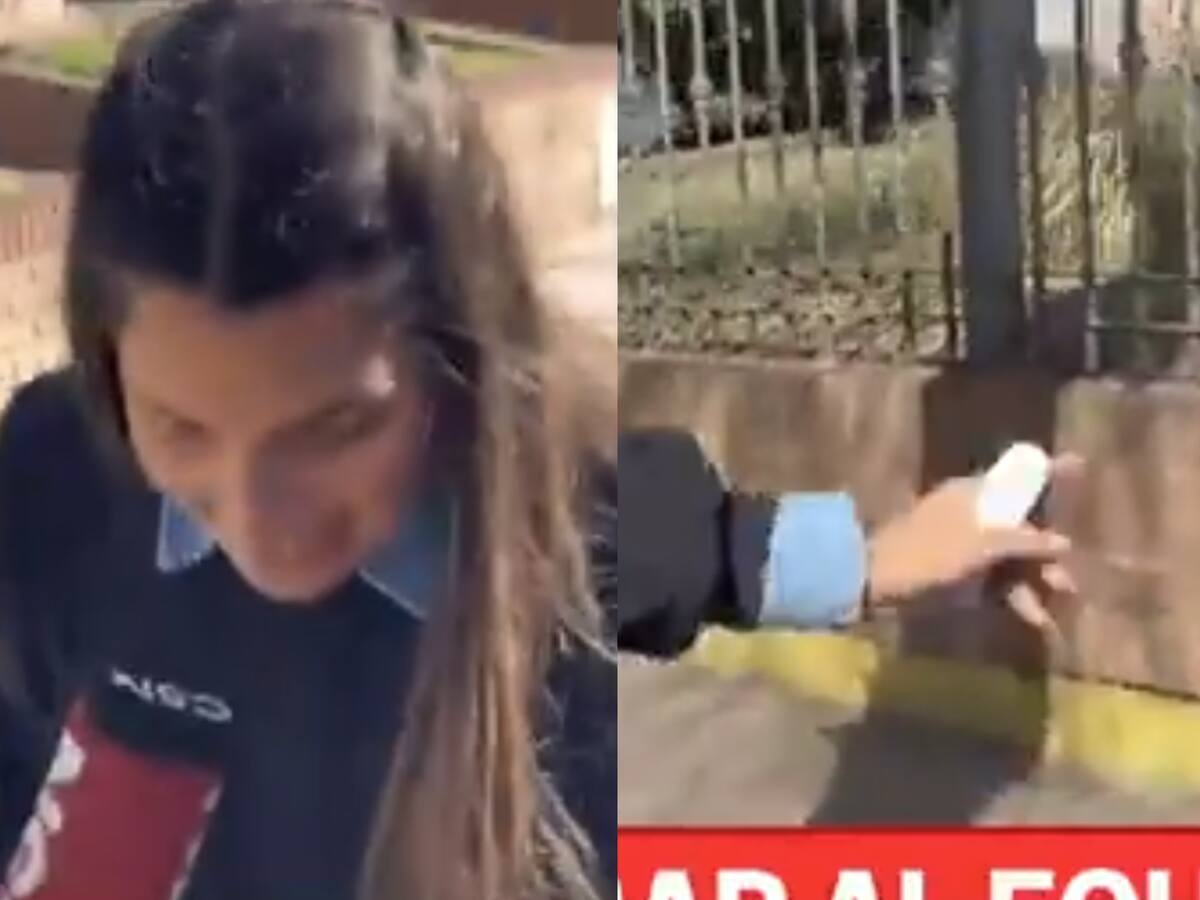 Periodista sufre violento intento de robo en vivo durante transmisión de noticiero