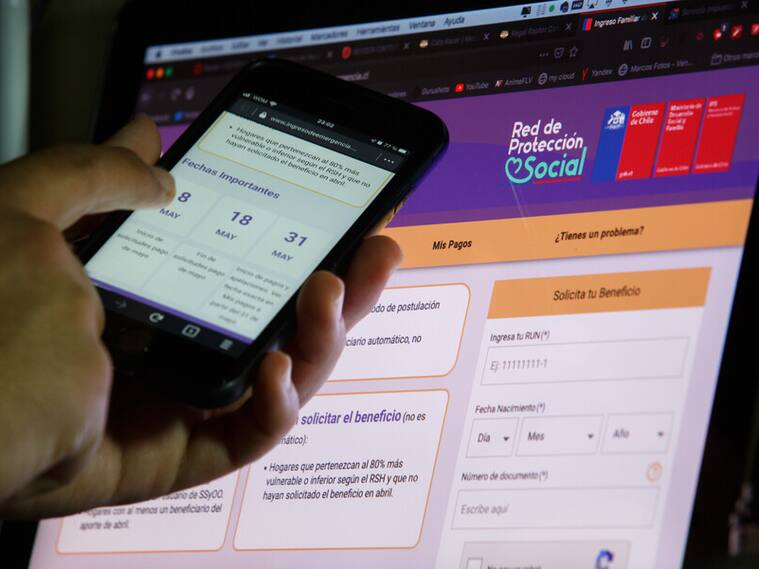 Registro Social de Hogares para optar al IFE "universal" (referencial)
