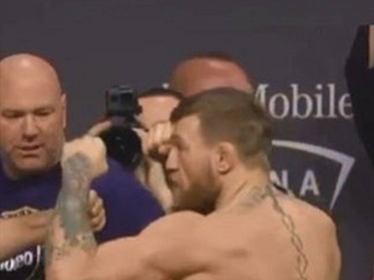 McGregor vs Khabib vivieron tenso momento en pesaje previo al UFC 229