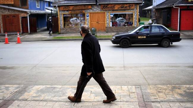 13 de Julio de 2020 / AYSEN Tienda en Aysen, se mantiene cerrado pese al aviso de desconfinamiento parcial anunciado para la región de Aysen y Los Lagos por el Minsal durante la pandemia por COVID-19 que se vive en el país
FOTO: JONAS GOMEZ/ AGENCIAUNO