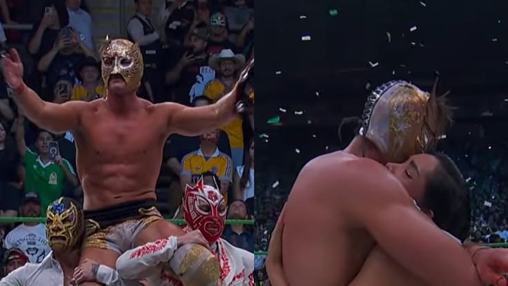 El Grande Americano desenmascara al Original en AAA y firma una candidata a lucha del año